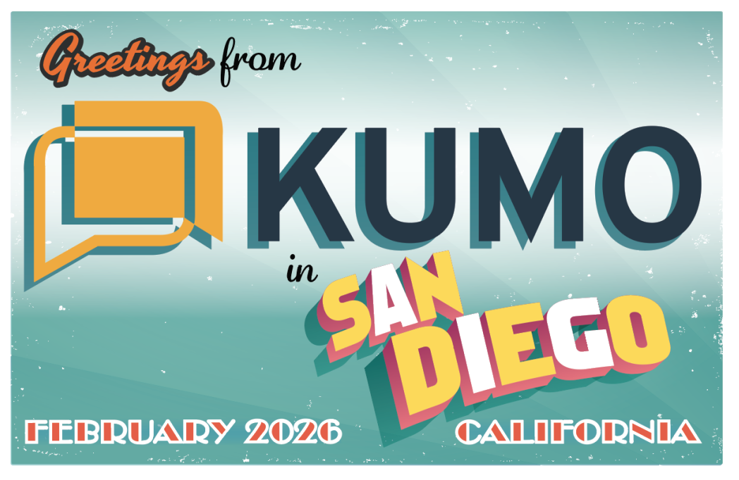 Meet KumoMTA in San Diego sticker